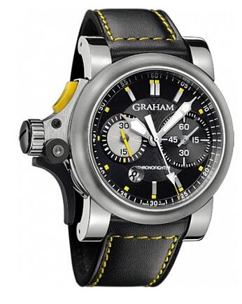 Graham Chronofighter RAC Trigger Black Rush 2TRAS.B01A.L95B Replica Watch